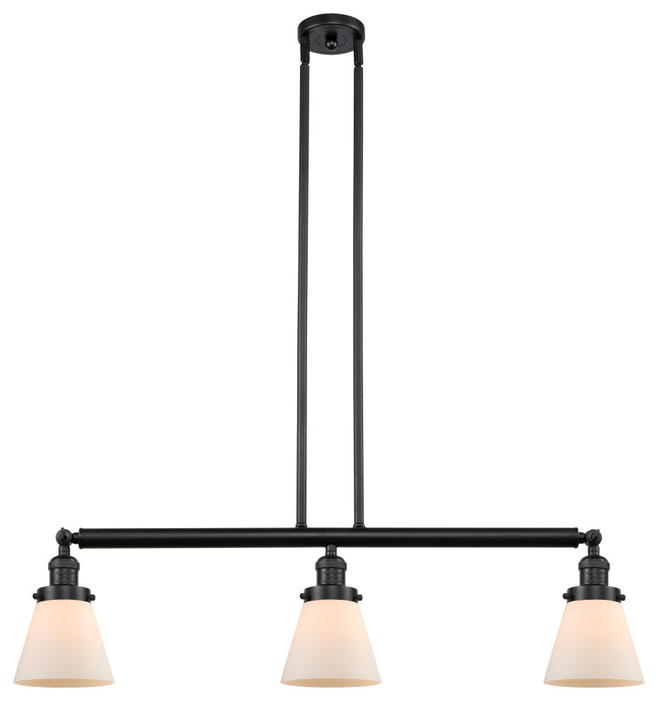 Innovations Lighting 213-Bk-S-G61 3 Light Island Light