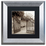 Alan Blaustein 'Avignon I' Art, Silver Frame, Black Mat, 11x11