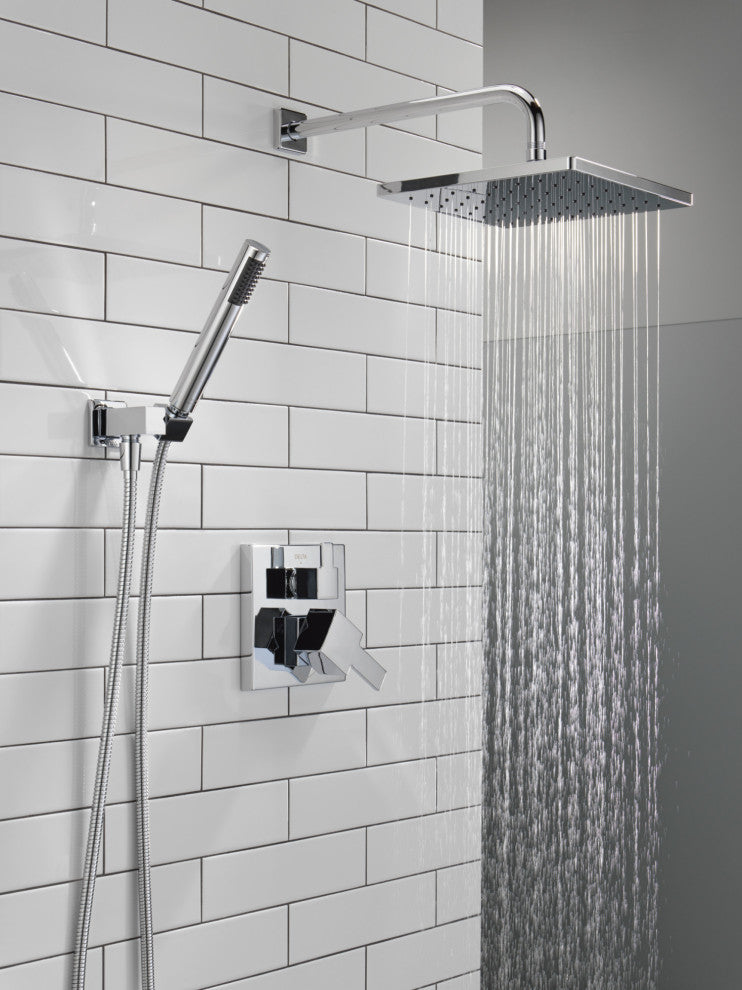 Delta 342701 Modern Square Non Shared Function Shower System - SpotShield
