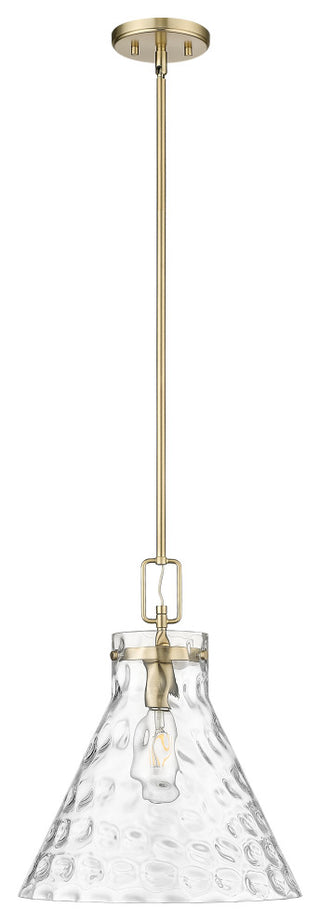 1 Light 14 in. Modern Gold Pendant