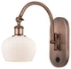 Innovations 518-1W-AC-G91 1-Light Sconce, Antique Copper