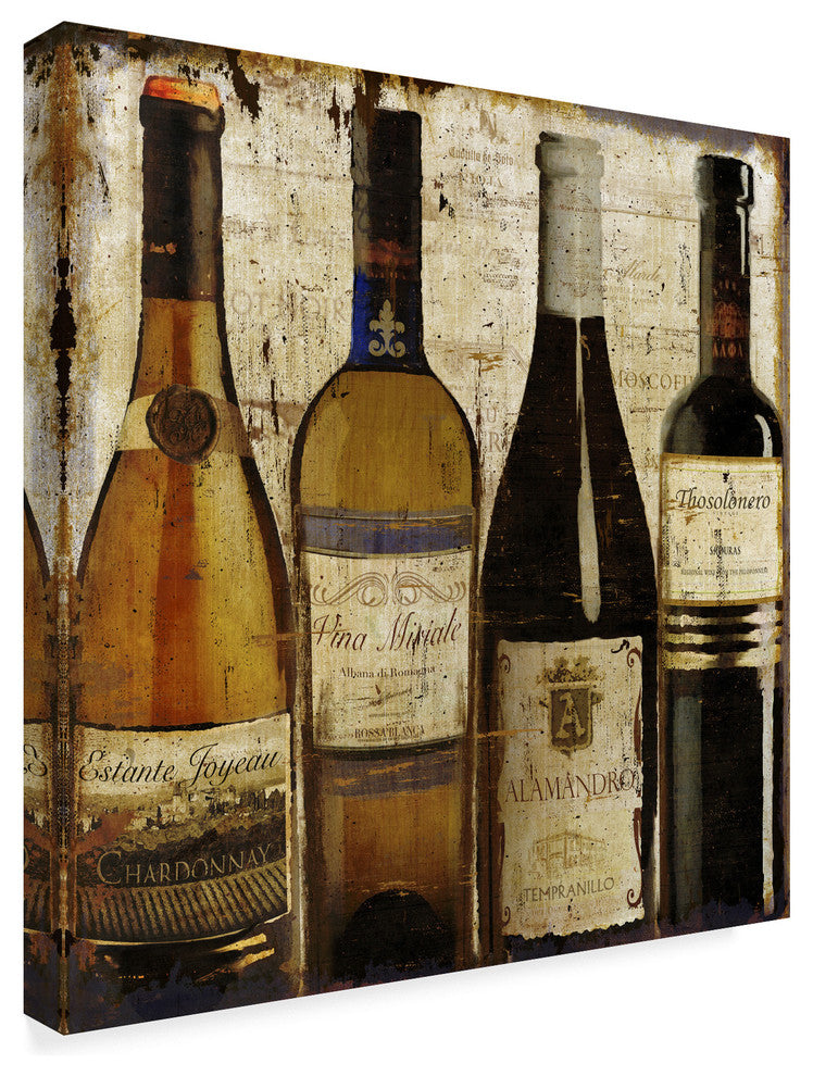 Art Licensing Studio ''Dark Wine Samples Of Europe'' Canvas Art