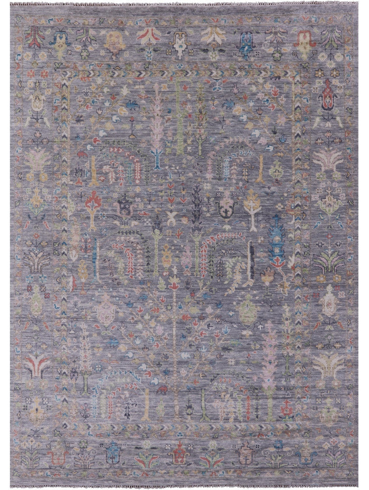8' 11" X 12' 3" Turkish Oushak Handmade Wool Rug - Q13331