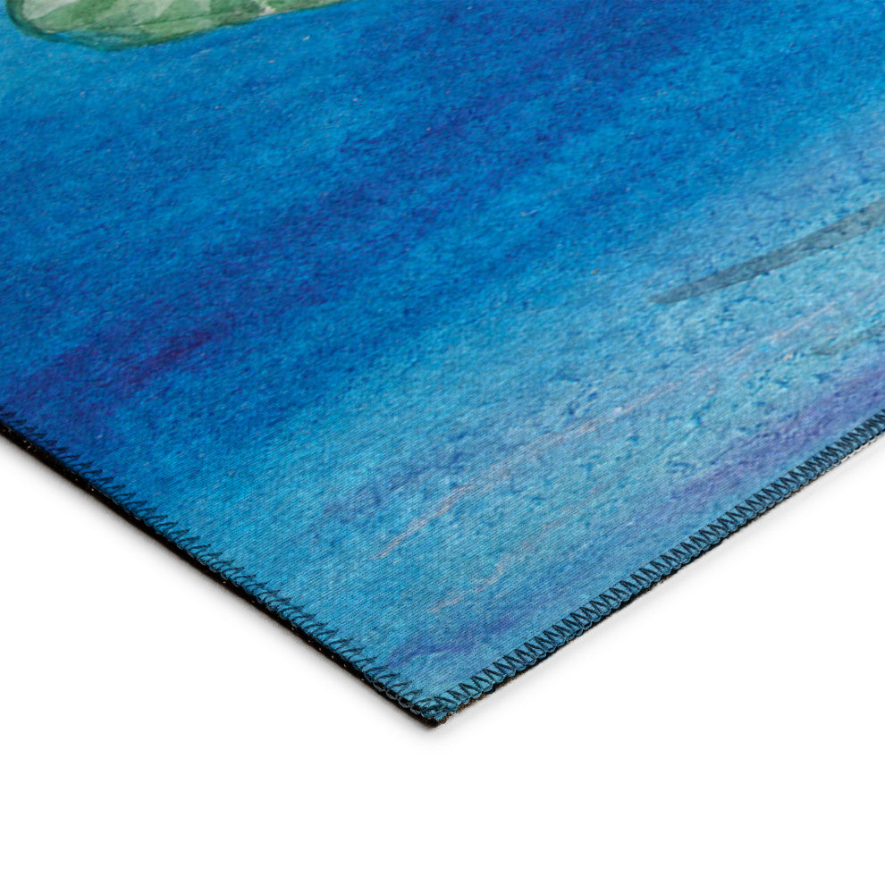 Indoor/Outdoor Harbor HA3 Ocean Machine Washable 8' x 10' Rug
