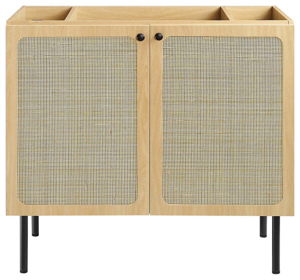 Chaucer 36" Bathroom Vanity Cabinet (Sink Basin Not Included) - Oak