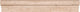 Tuscany Classic Chair Rail Honed Listello, 30 Pieces, 2x12