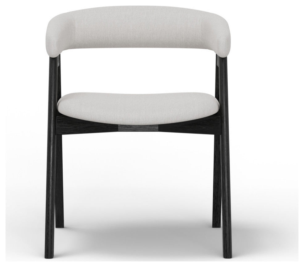 Cove Curved Back Chairs, Vintage Black, Set of 2