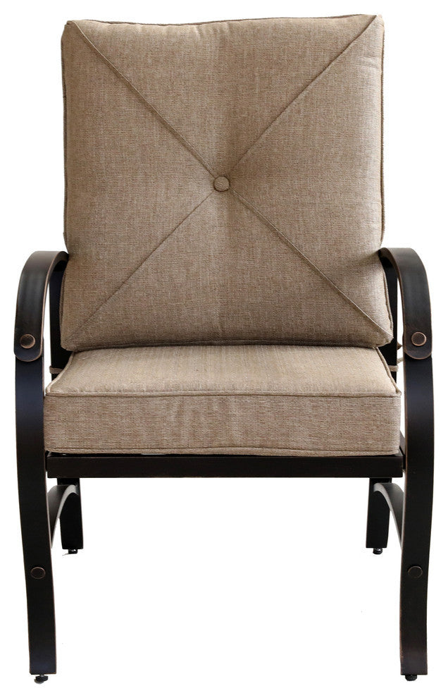 Sinclair Modern Dining Chair With Back and Seat Cushion, Set of 2