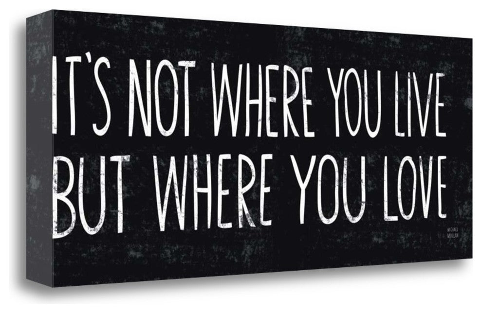 "Its Where You Love" By Michael Mullan, Giclee Print on Gallery Wrap Canvas