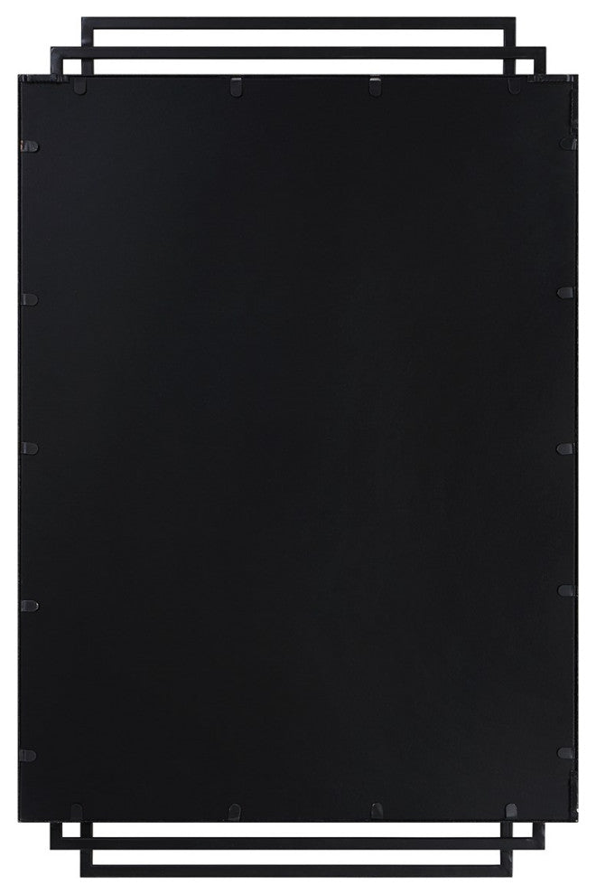 Uttermost Amherst Black Iron Mirror 09768