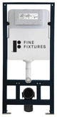 In-Wall Toilet Set, White Square Actuators, 2"x6" Carrier & Tank