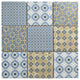 Classico 4" Square Mix Porcelain Floor and Wall Tile