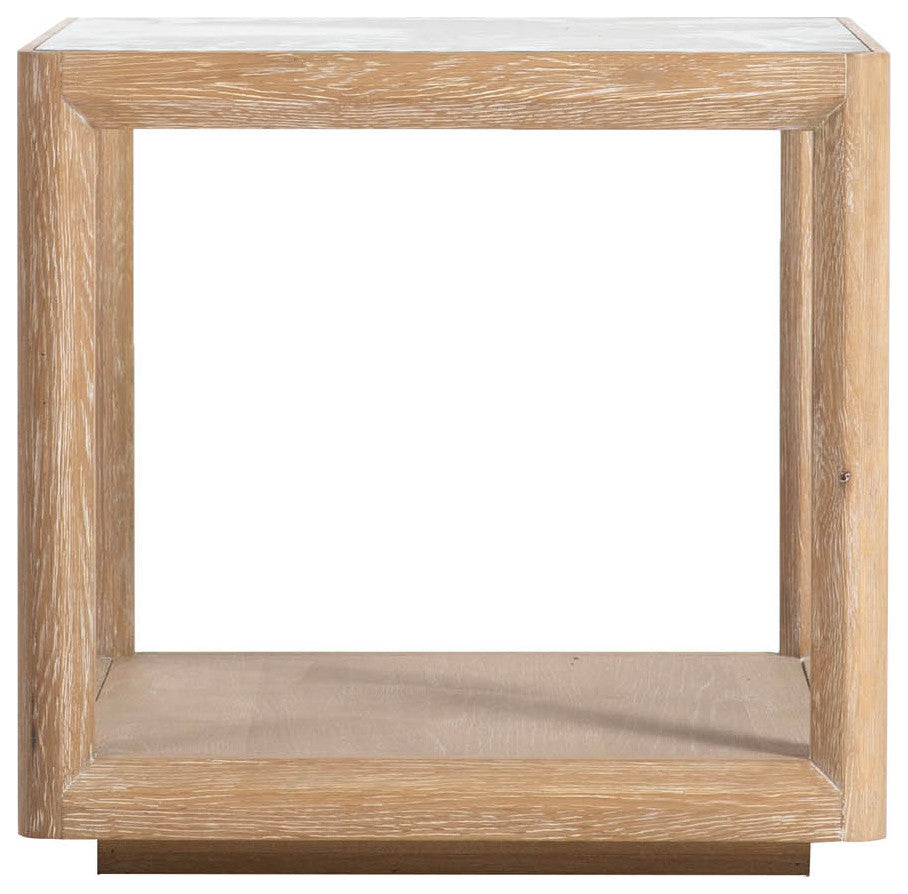 Elevate Solid Oak Side Table, Brushed