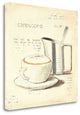 "Parisian Coffee IV" By Emily Adams, Giclee Print on Gallery Wrap Canvas