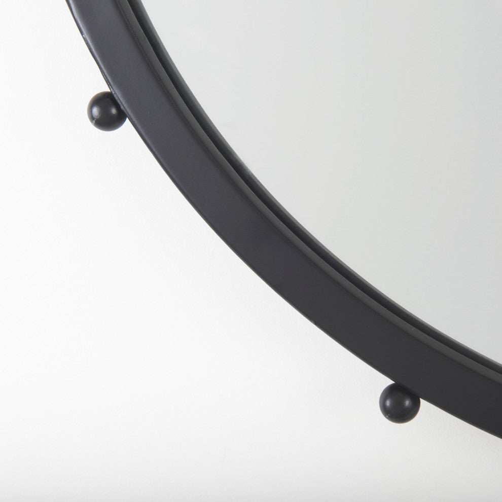 Elena I Small Black Wall Mirror