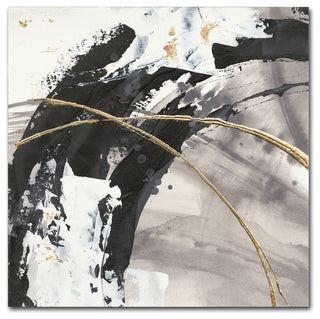 Chris Paschke 'Gilded Arcs II' Canvas Art, 14x14