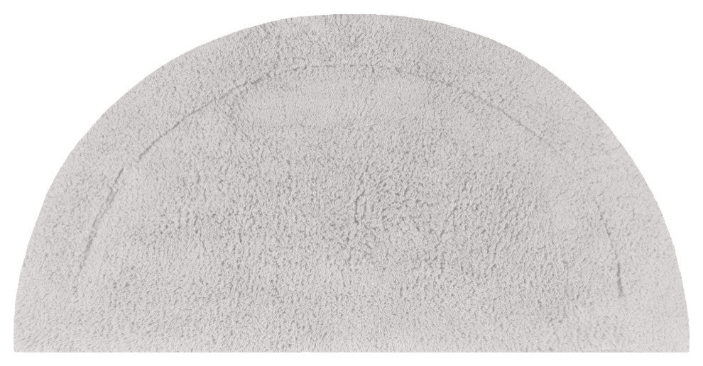 Waterford Absorbent Cotton and Machine washable Slice Rug, Light Gray