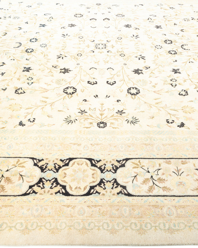Mogul, One-of-a-Kind Hand-Knotted Area Rug Ivory, 9'3"x11'9"