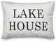 Lake House Outdoor Lumbar Pillow