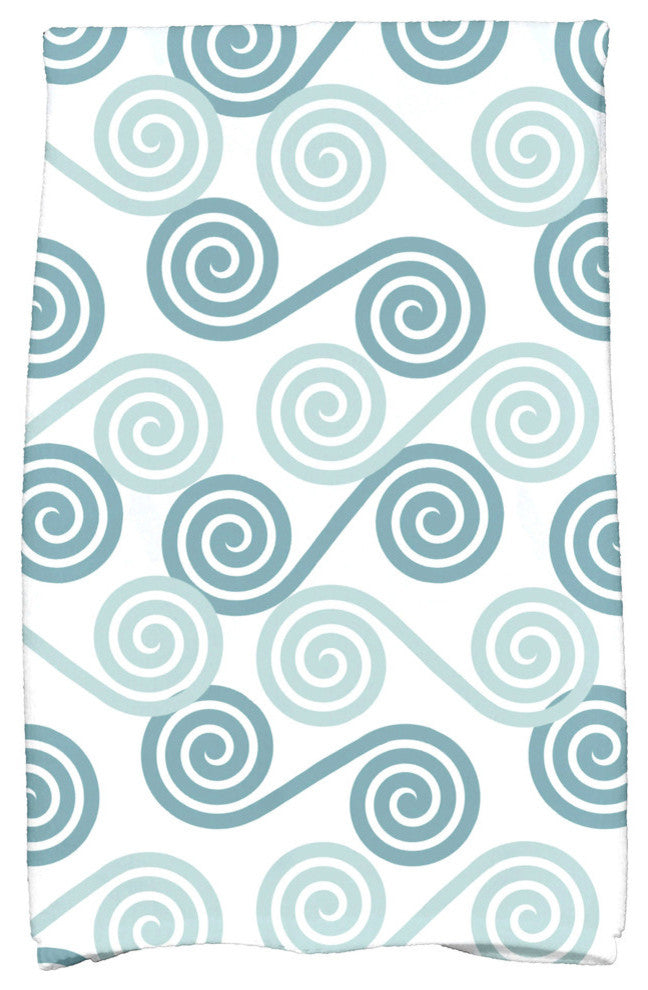 Rip Curl, Geometric Print Kitchen Towel, Aqua