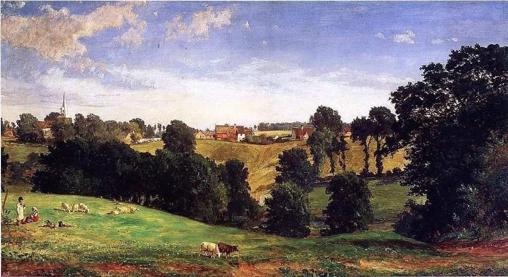 Jasper Francis Cropsey View of Stifford Wall Decal