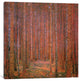 "Fir Forest I" Wrapped Canvas Art Print, 12x12x1.5