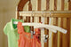 Wooden Kids Combo Hanger, White/Chrome Finish, Box of 100