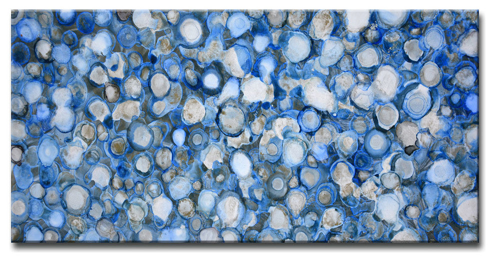 Ready2HangArt 'Arctic River Stones' by Norman Wyatt, 12"x24"
