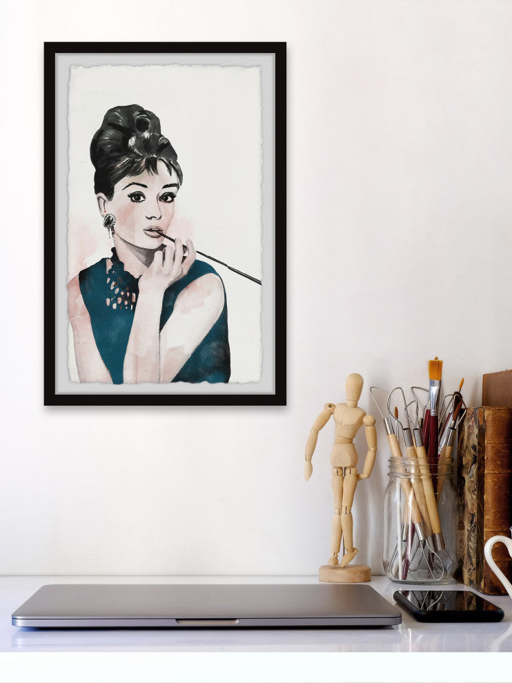 "Ageless" Framed Painting Print, 12x18