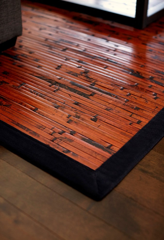 Cobblestone Bamboo Area Rug, 5'x8'