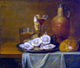 Jacob Van Es Breakfast with Oysters, 20"x25" Gallery Wrapped Canvas Print