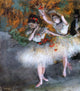 Edgar Degas Two Dancers Entering the Stage, 20"x25" Gallery Wrapped Canvas