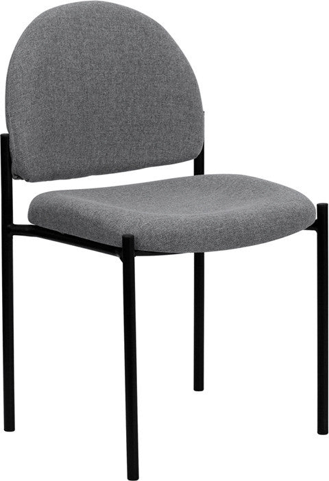 Stackable Steel Side Chair, Gray, 20.75"x23.50"x33.25"