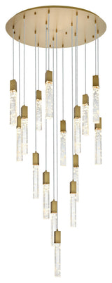 Home Living 36" Chandelier, Satin Gold
