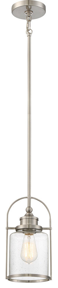 Quoizel QPP2781BN One Light Mini Pendant Payson Brushed Nickel