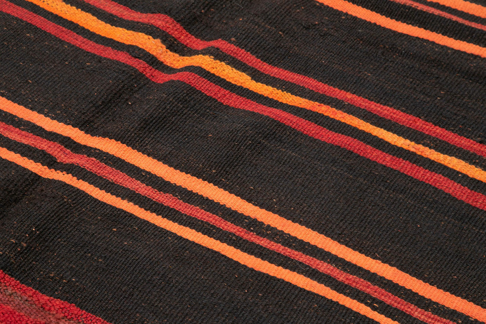 Rug N Carpet - Handmade Anatolian 5' 10'' x 10' 0'' Vintage Goat Hair Kilim Rug
