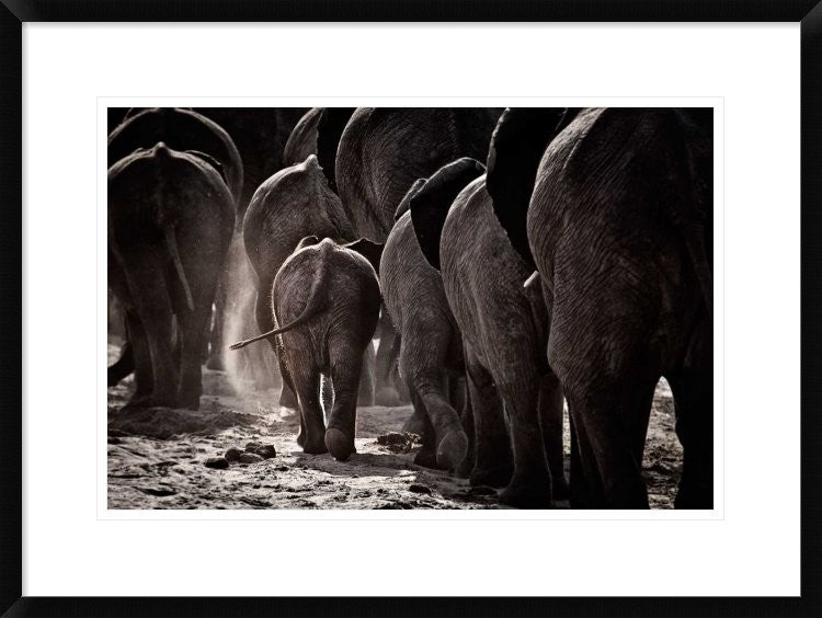 "Walking Home" Framed Digital Print by Ben Mcrae, 30x22"