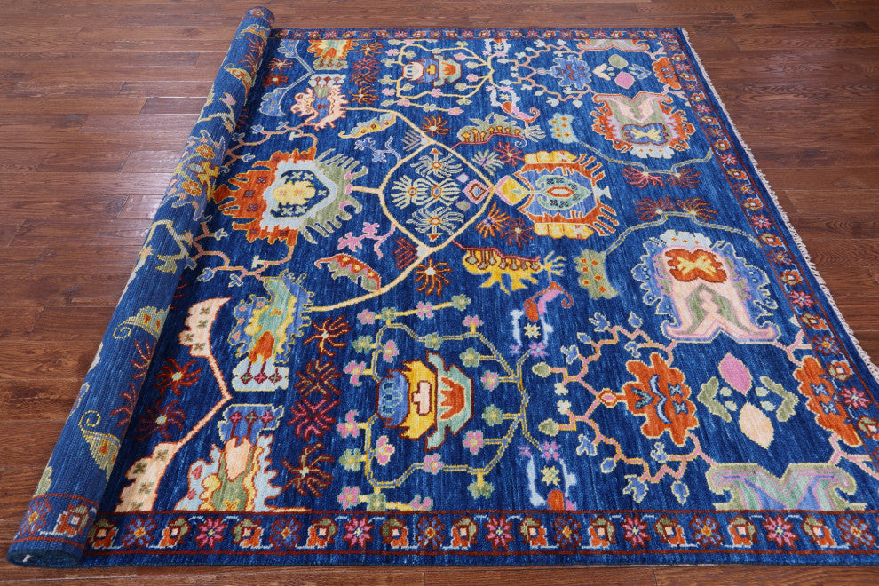 William Morris Hand Knotted Wool Rug 8' 3" X 10' 2" - Q13609