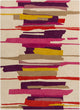 Surya Harlequin HQL-8027 9'x12' Rug, Fuschia/Brown/Rust/Khaki/Olive/Dark Purple