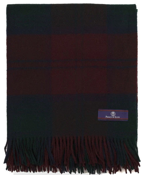 Prince of Scots Highland Tweed Merino Wool Throw, Lindsay