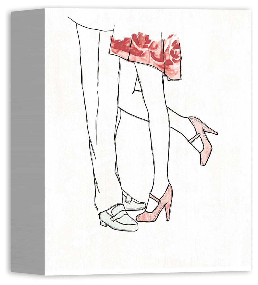 Kissing Couture Canvas Wall Art