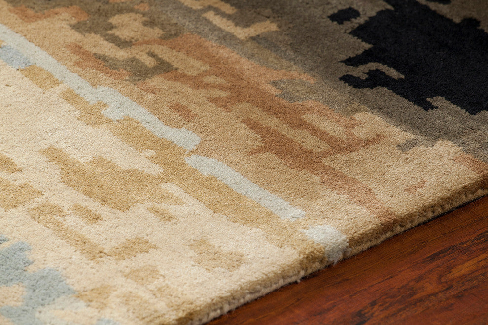 Nirvana Contemporary Area Rug, 5'x7'6" Rectangle