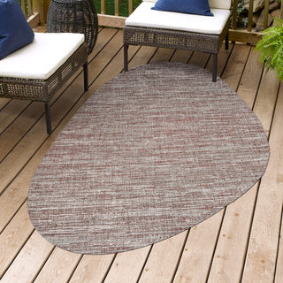 Callan Modern Rustic Abstract Indoor/Outdoor Shaped Area Rug