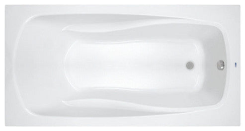 PROFLO PFS7242A Lansford 72" x 42" Drop In Acrylic Soaking Tub - White