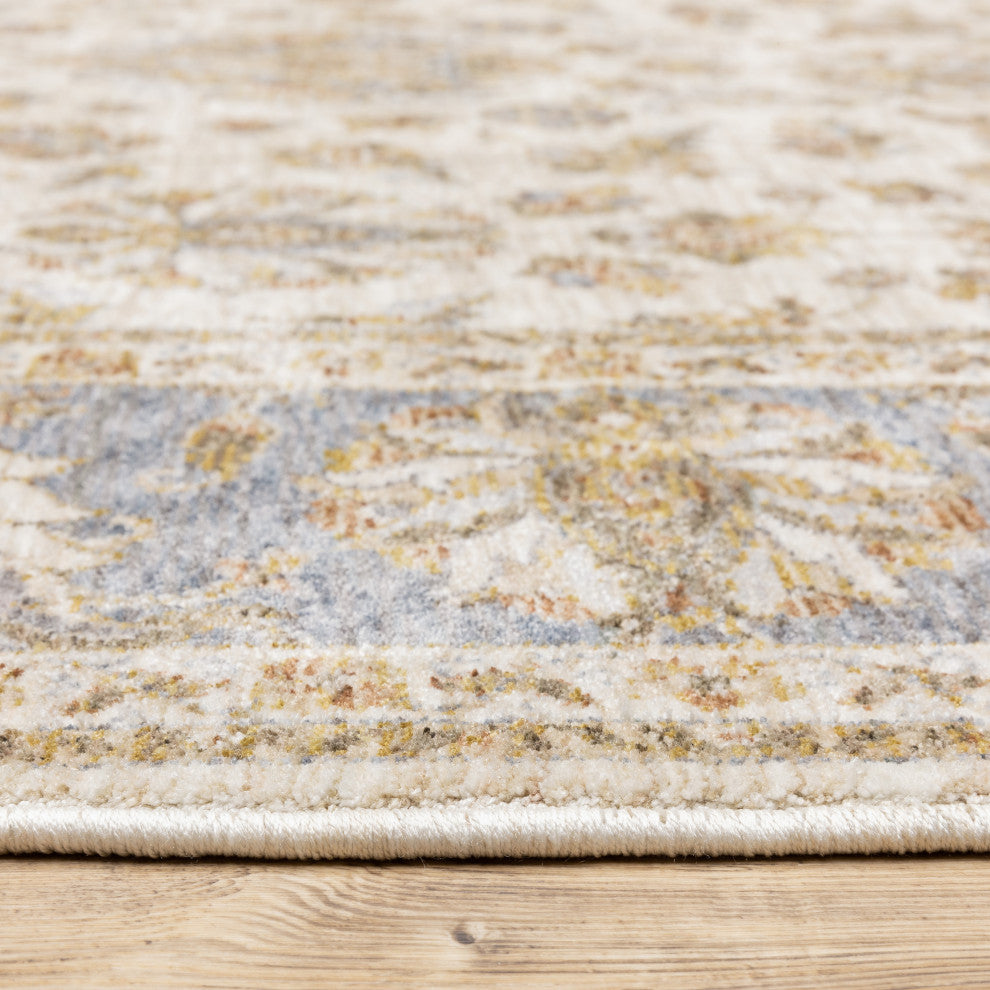 Oriental Weavers Maharaja Indoor Rug Ivory/ Blue 6'7" X 9'6"