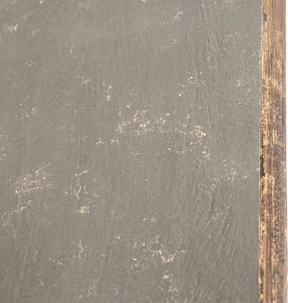 Adrian Table, Olive Gray, Gold Leaf Details