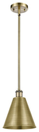 Ballston Cone Pendant, Antique Brass