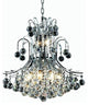 Elegant Lighting Toureg 19" 10 Light Royal Crystal Chandelier