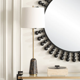 Uttermost Jenson Black Marble Buffet Lamp