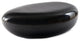 River Stone Cocktail Table Gel Coat, Black, Small